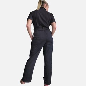 GOOD AMERICAN The waist-tie Jumpsuit